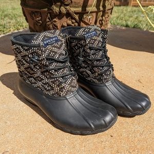 Aztec Sperry Duck Boots